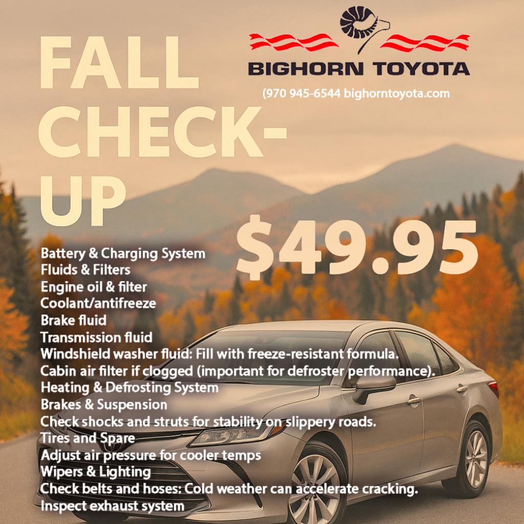 Fall Check-Up | Bighorn Toyota