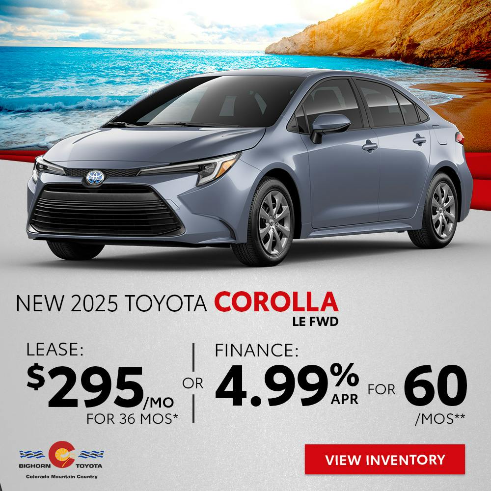 New 2025 Toyota Corolla LE FWD