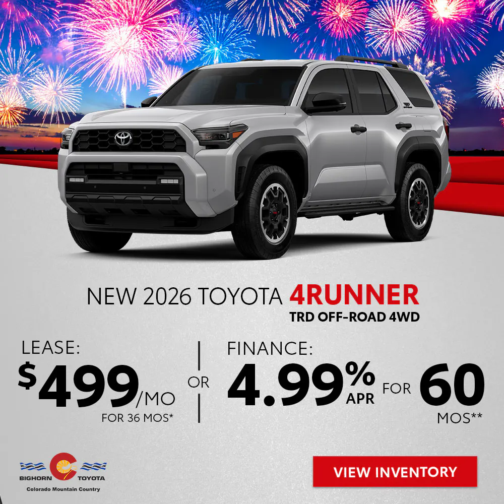 New 2026 Toyota 4Runner TRD Off-Road 4WD