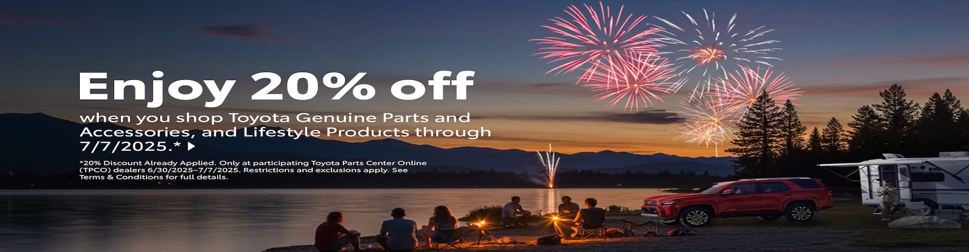 Enjoy 20% off