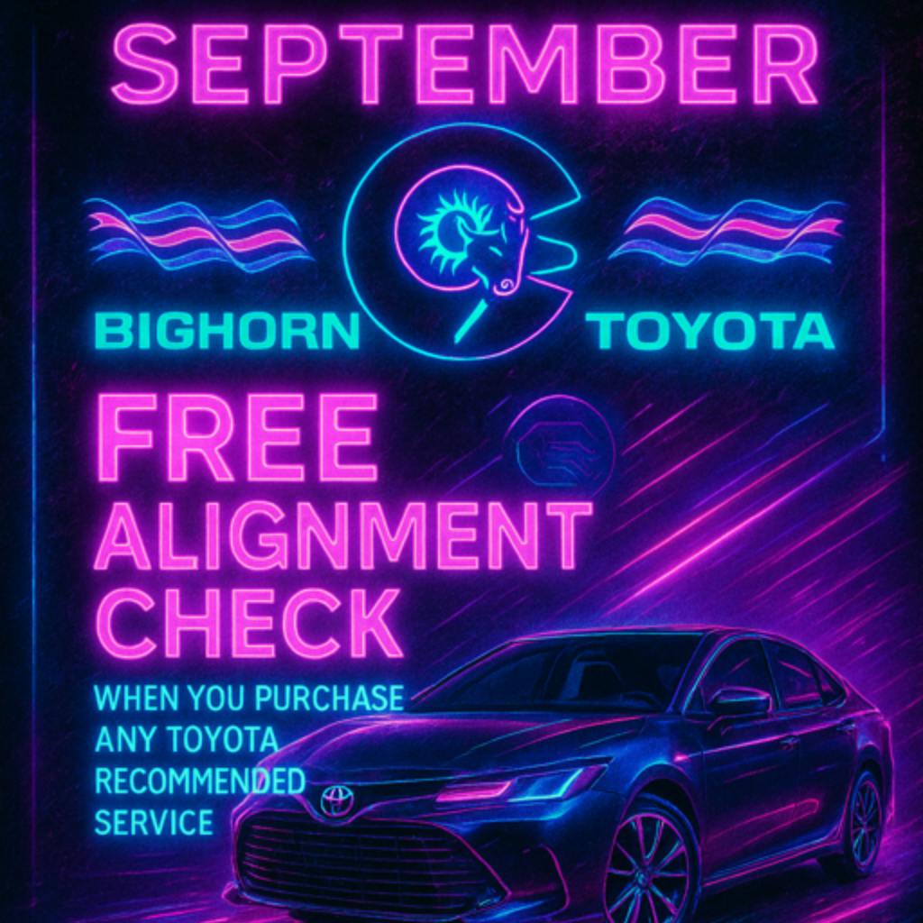Free Alignment Check | Bighorn Toyota