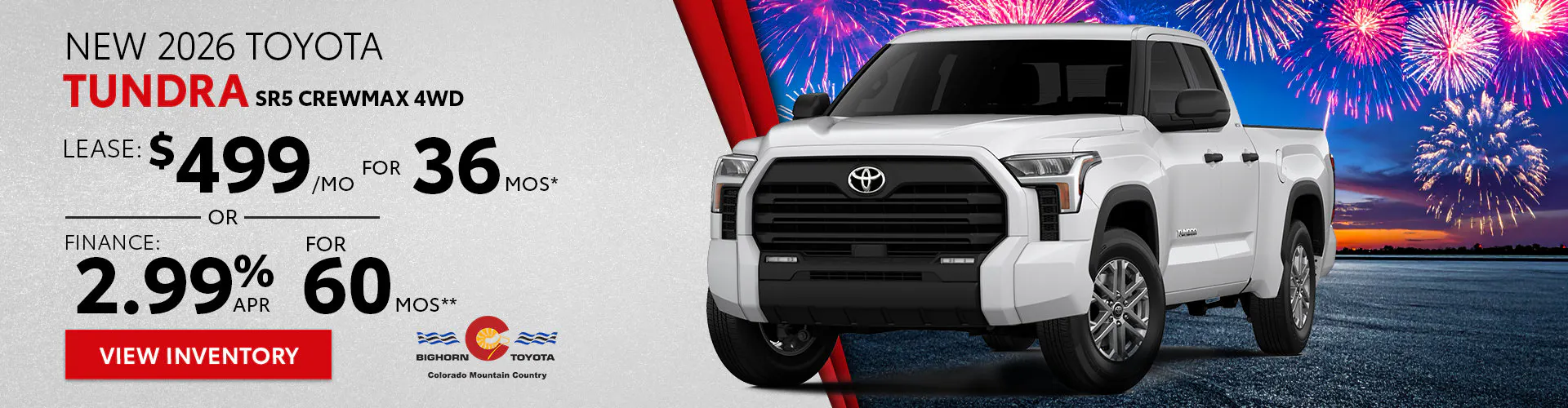 New 2026 Toyota Tundra SR5 CrewMax 4WD