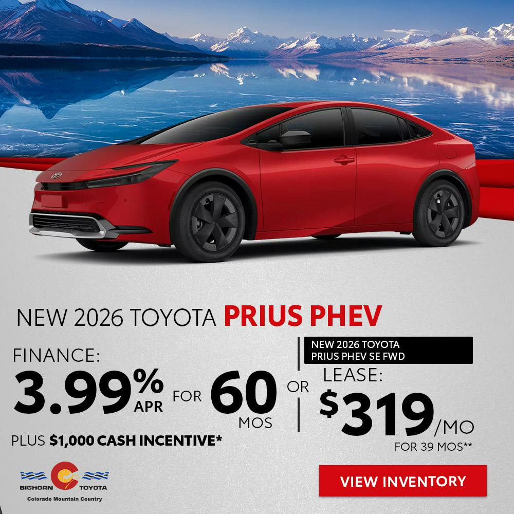 New 2026 Toyota Prius PHEV OR New 2026 Toyota Prius PHEV SE FWD