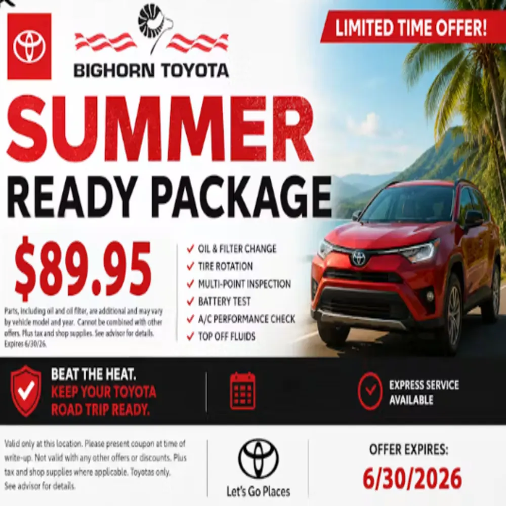 SUMMER READY PACKAGE | Bighorn Toyota
