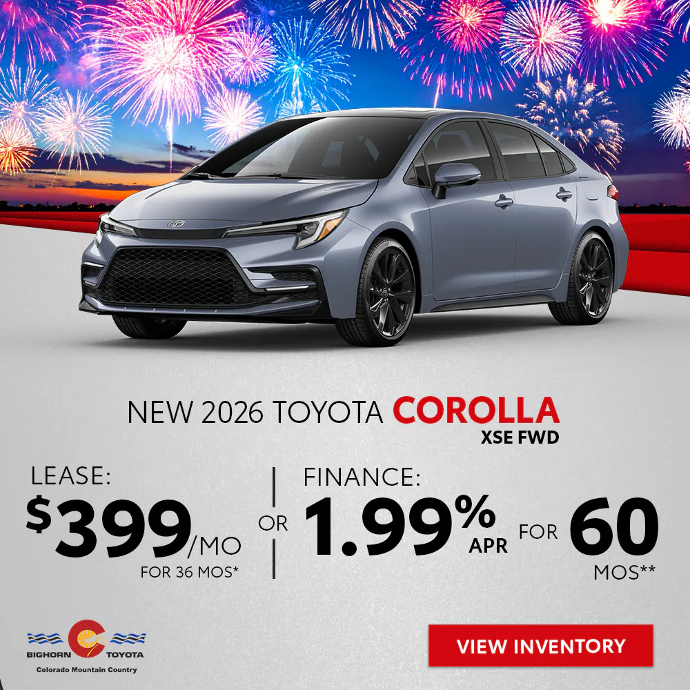 New 2026 Toyota Corolla XSE FWD