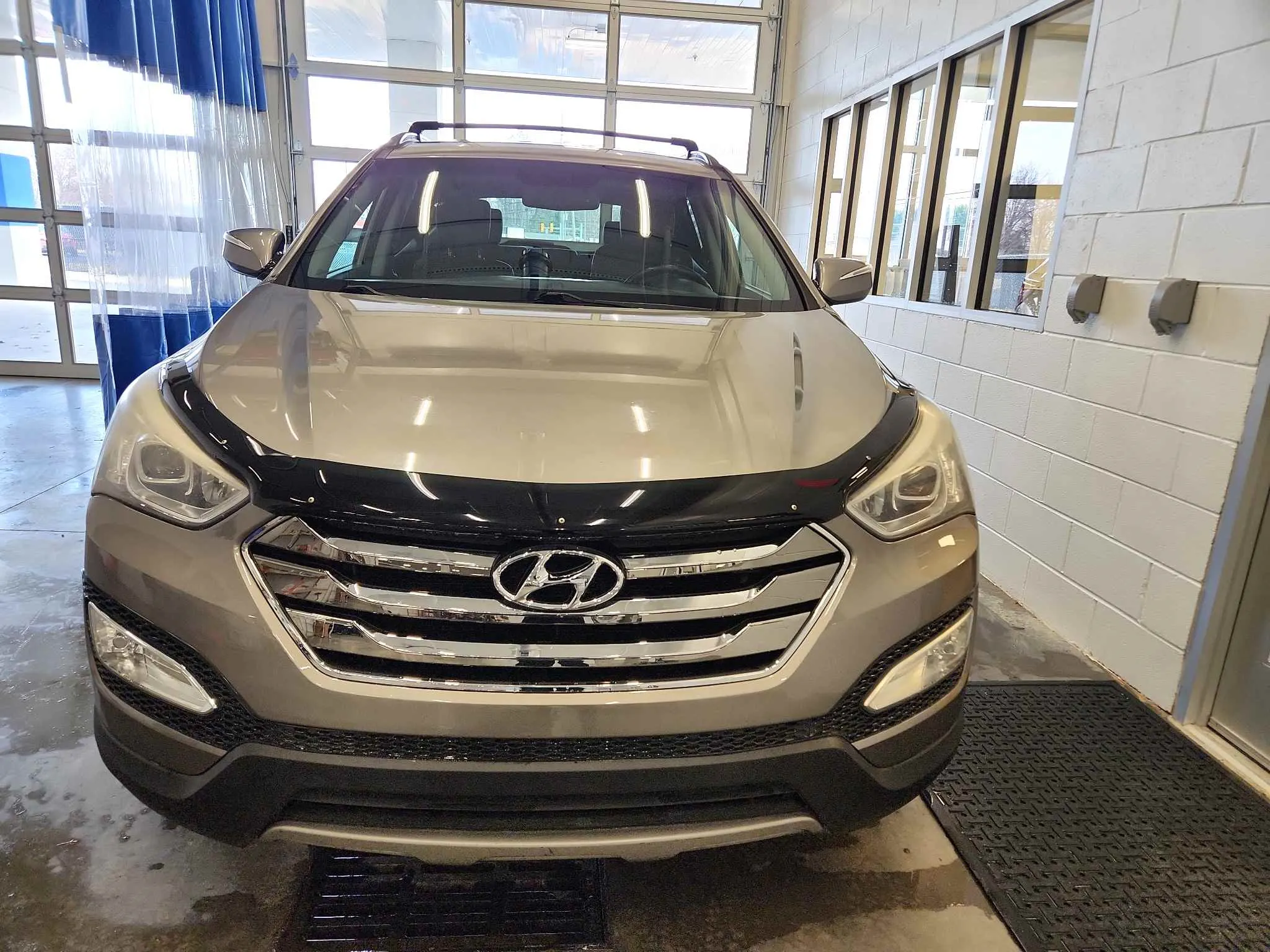 Vehicle hood after collision repair