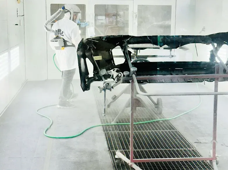Professional collision repair and paint shop