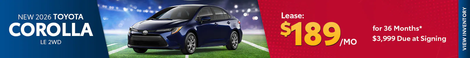 New 2026 Toyota Corolla LE 2WD