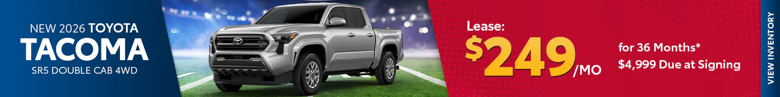 New 2026 Toyota Tacoma SR5 Double Cab 4WD