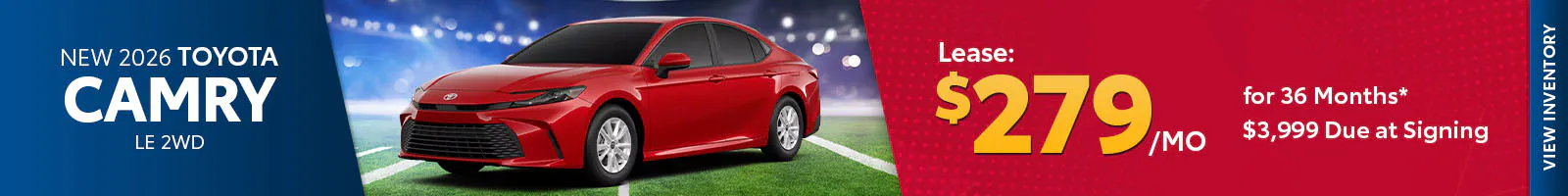 New 2026 Toyota Camry LE 2WD