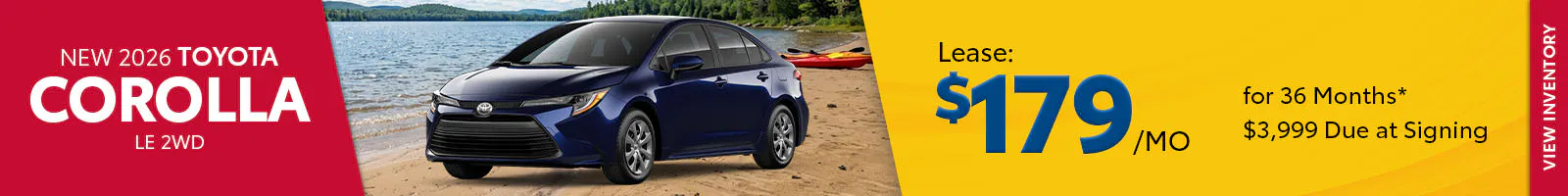 New 2026 Toyota Corolla LE 2WD