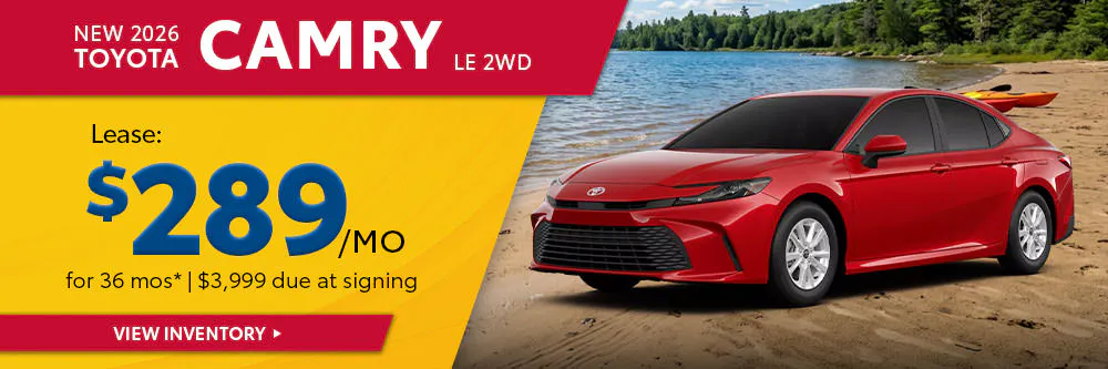 New 2026 Toyota Camry LE 2WD | Brewer Airport Toyota