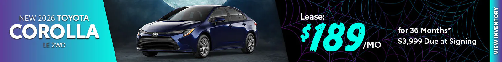 New 2026 Toyota Corolla LE 2WD