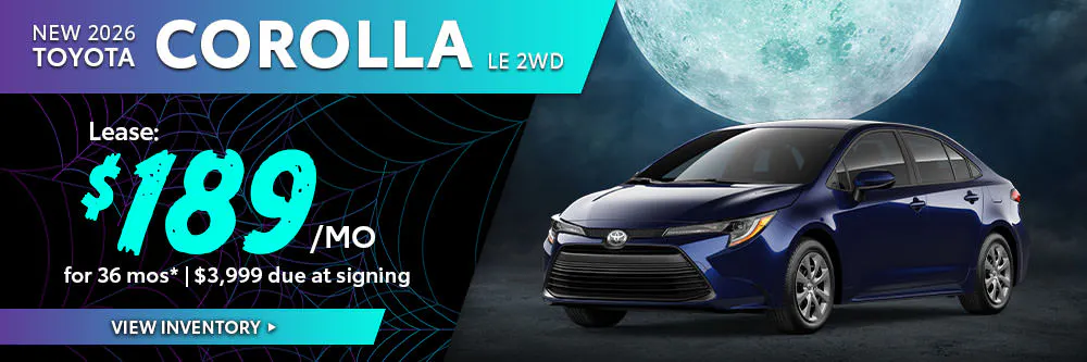 New 2026 Toyota Corolla LE 2WD | Brewer Airport Toyota