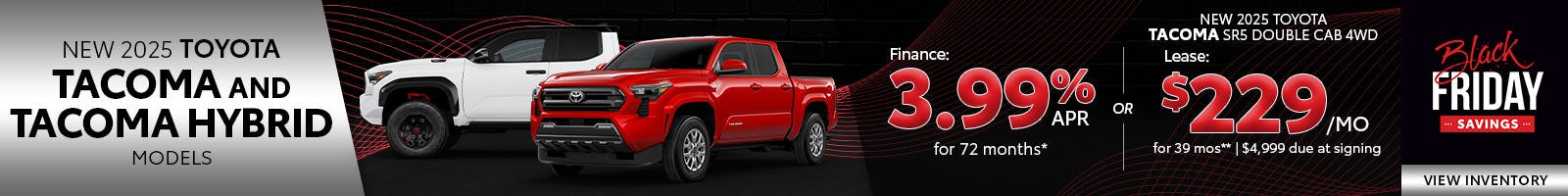 New 2025 Toyota Tacoma and Tacoma Hybrid Models