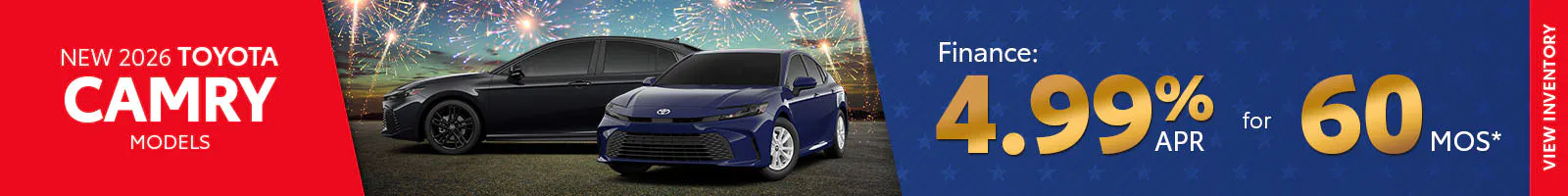 New 2026 Toyota Camry Models