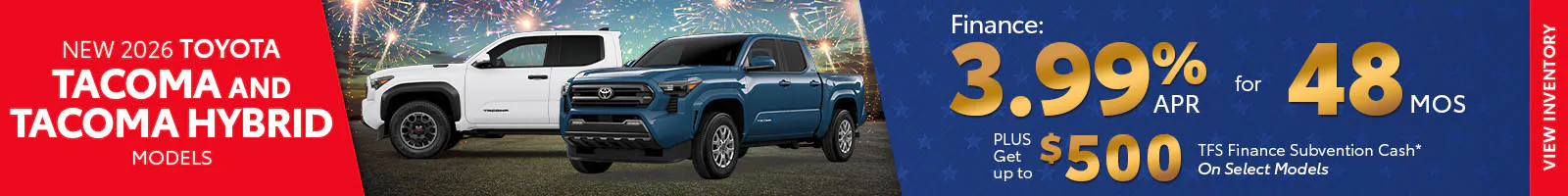 New 2026 Toyota Tacoma and Tacoma Hybrid Models