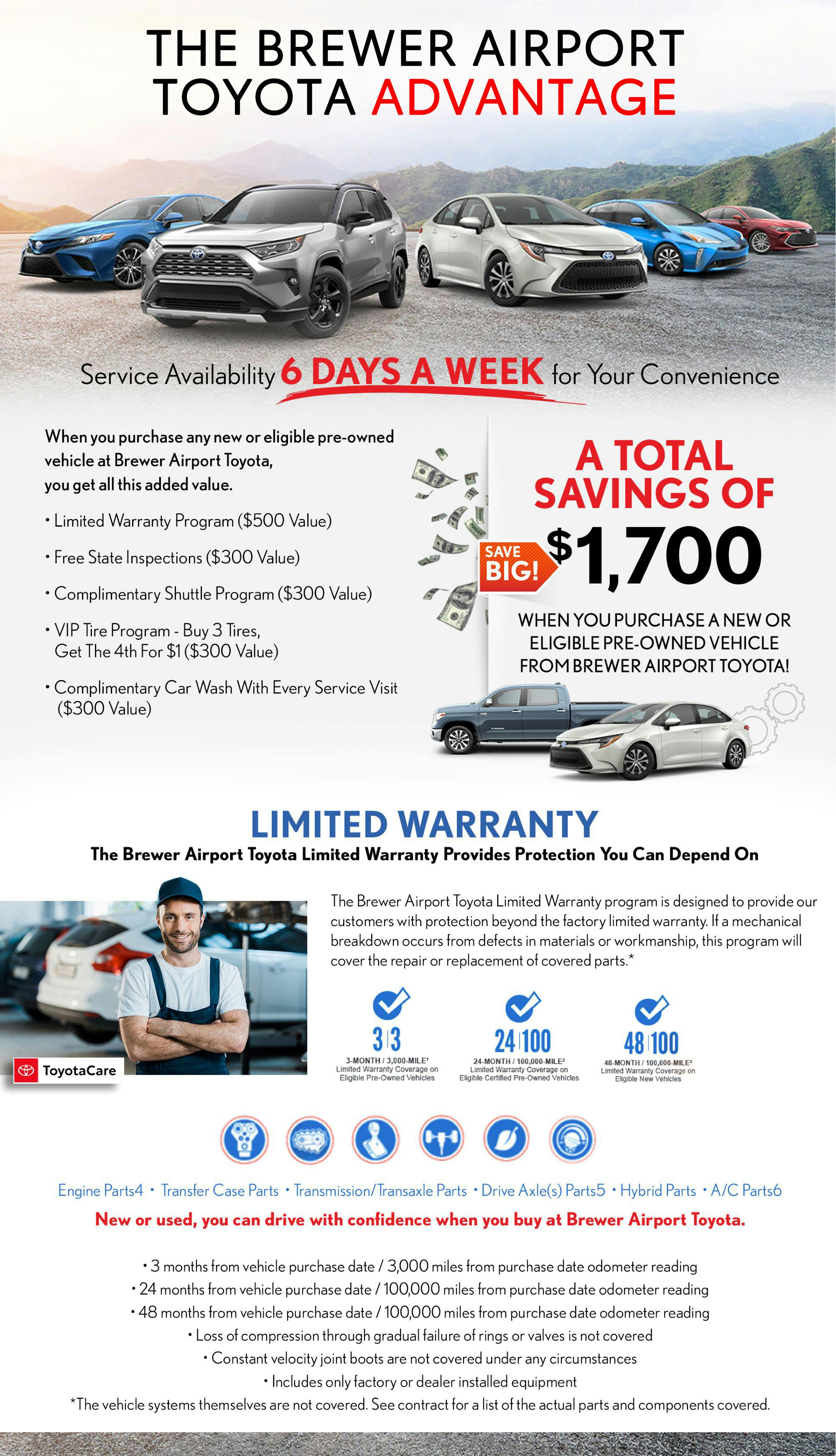 The Brewer Airport Toyota Advantage