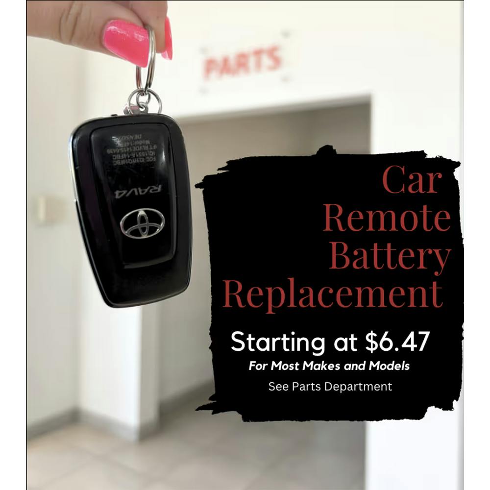 Car Remote Battery Replacement | Brian Bemis Toyota of DeKalb