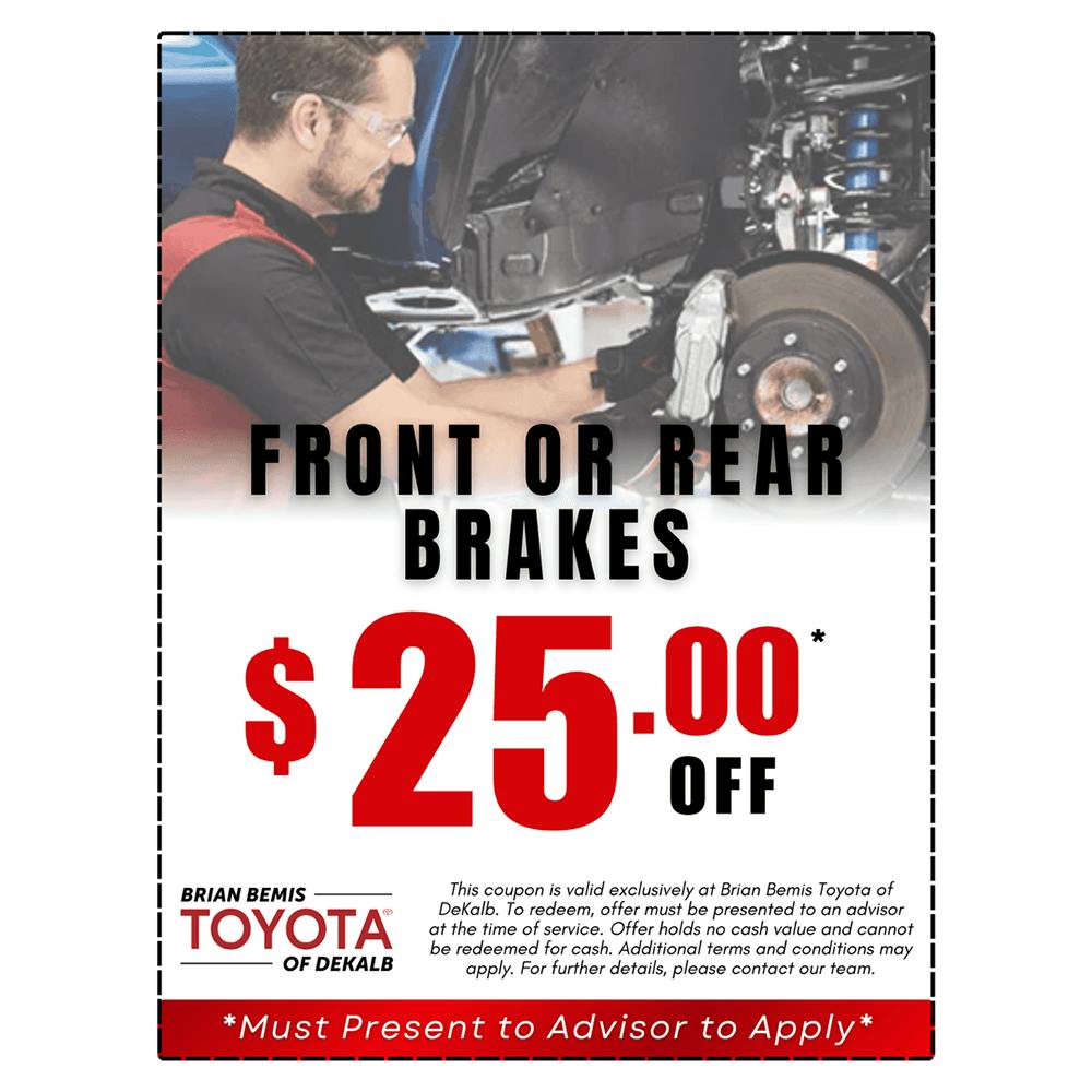 Front or Rear Brakes | Brian Bemis Toyota of DeKalb