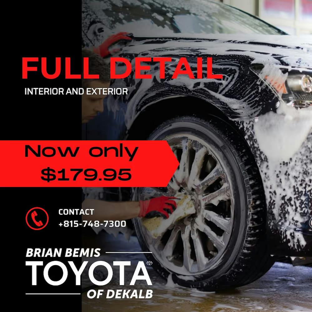 Full Detail: Interior and Exterior | Brian Bemis Toyota of DeKalb