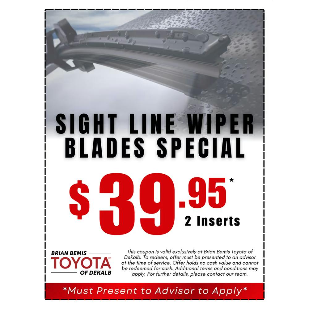 Sight Line Wipers Blades Special | Brian Bemis Toyota of DeKalb