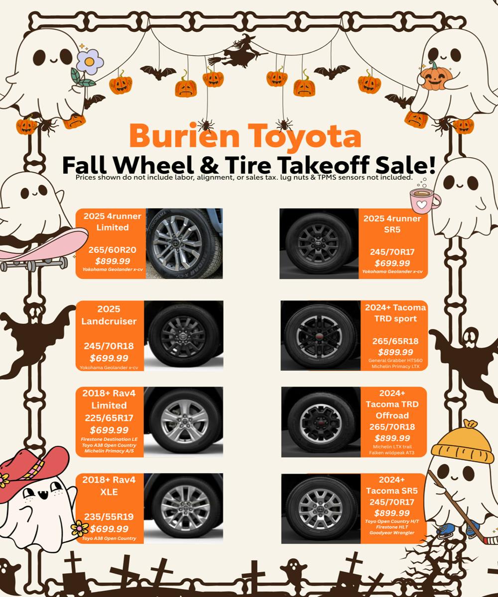 Autumn Wheel and Tire Event | Burien Toyota