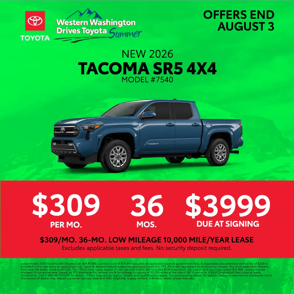 Seattle Toyota Tacoma Specials | Burien Toyota