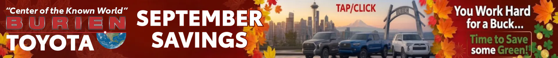 Labor Day Specials - Burien Toyota