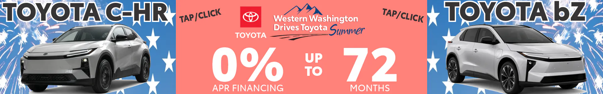 Seattle Toyota EV Electric Vehicle Inventory - Tap or Click for Specials
