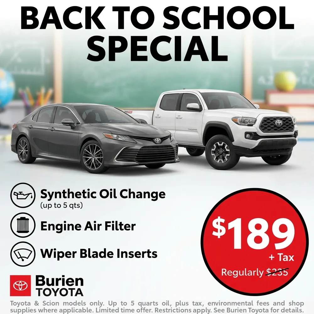 Back to School Service – Seattle Toyota Dealers | Burien Toyota
