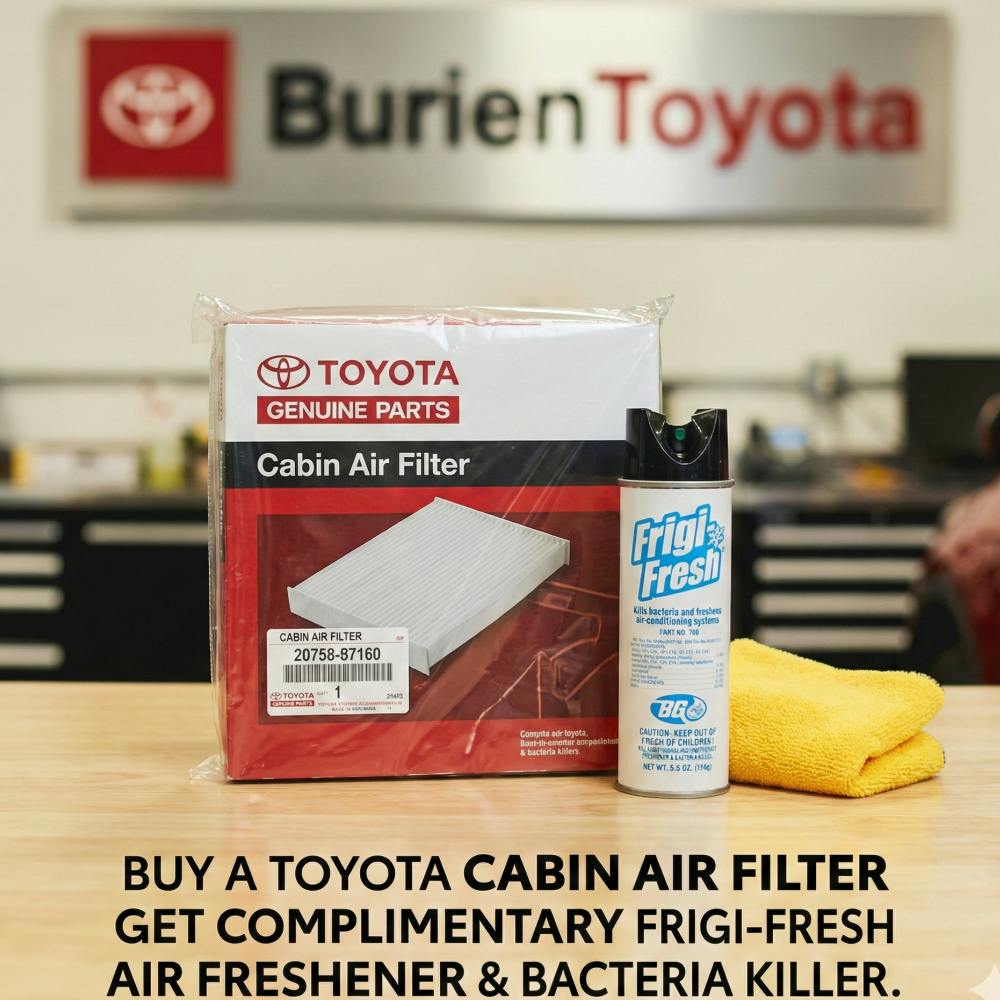 Toyota Cabin Air Filter Frigi-Fresh Offer | Burien Toyota