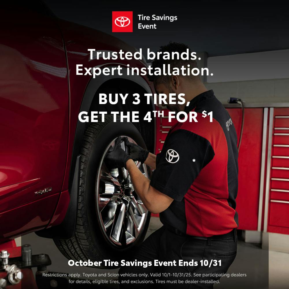 October Tire Savings | Burien Toyota