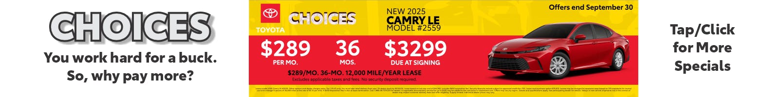 September Choices Event | Burien Toyota