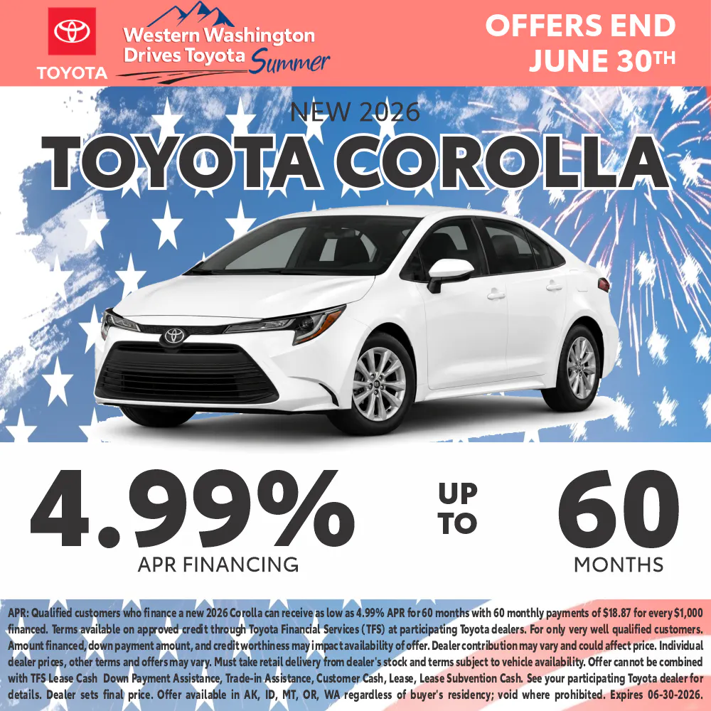 Seattle Toyota Corolla Special | Burien Toyota