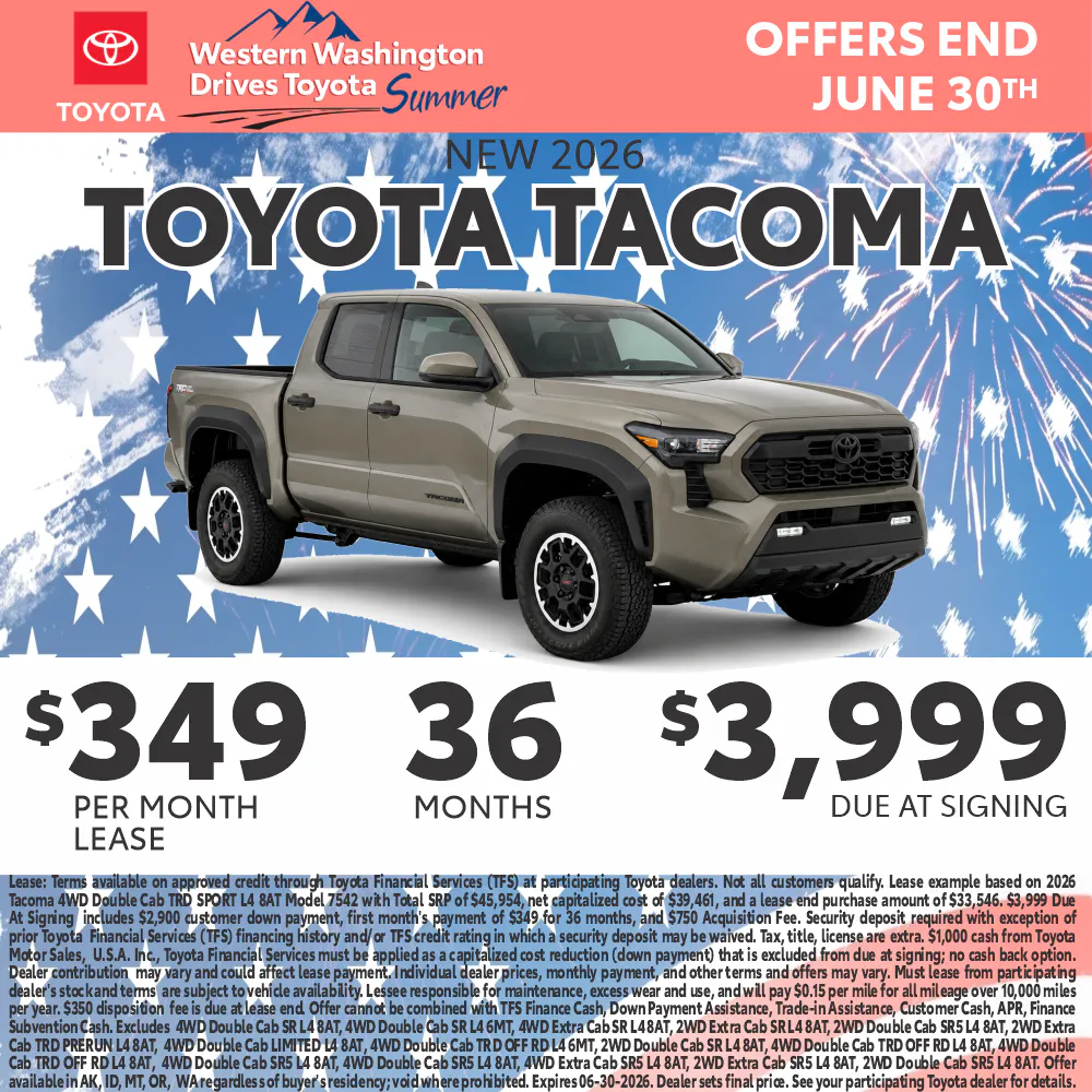 Seattle Toyota Tacoma Specials | Burien Toyota