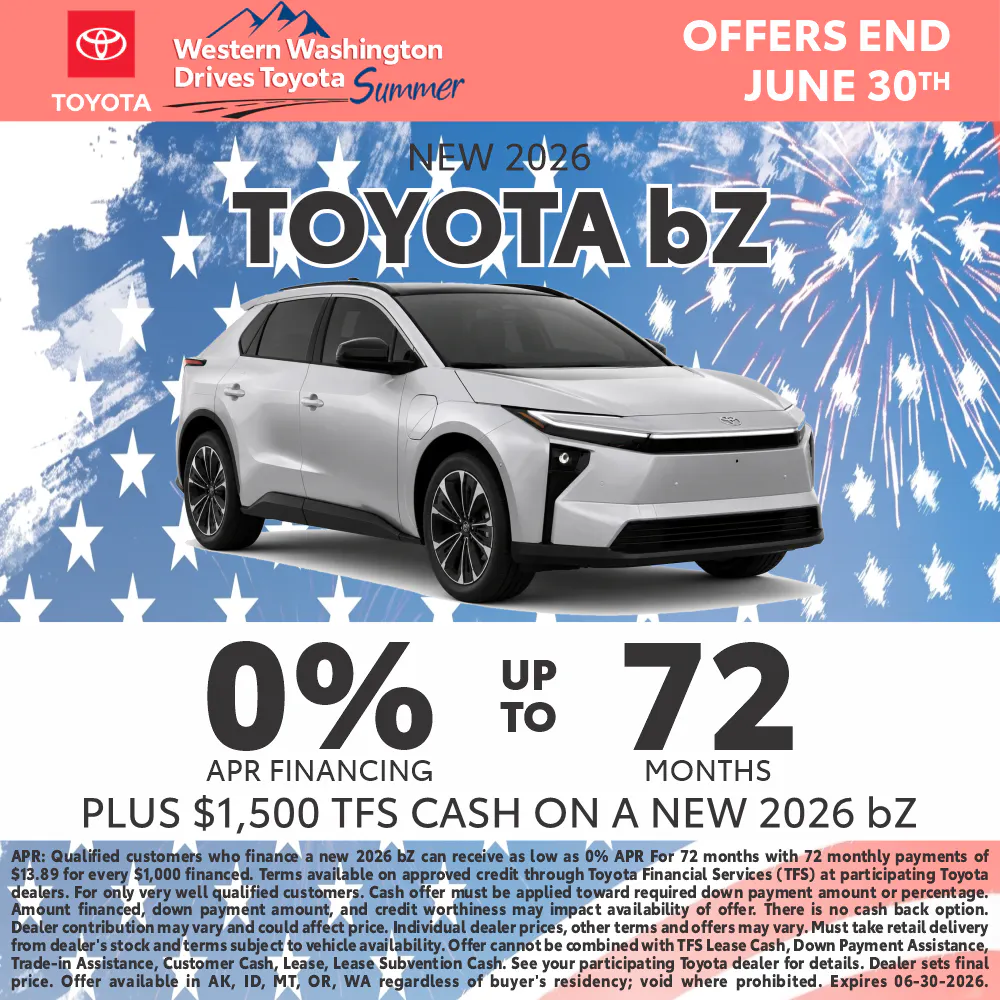 Seattle Toyota bZ EV Electric | Burien Toyota