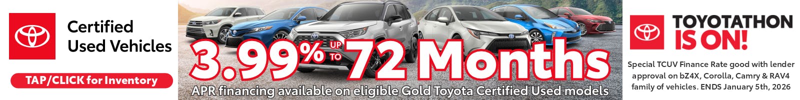 Toyota Certified Used TCUV Special | Burien Toyota