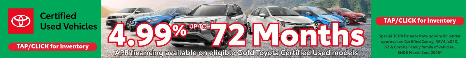 Toyota Certified Used TCUV Special | Burien Toyota