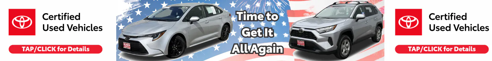 Seattle Toyota Certified Used TCUV Special | Burien Toyota
