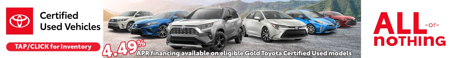 Toyota Certified Used TCUV Special | Burien Toyota