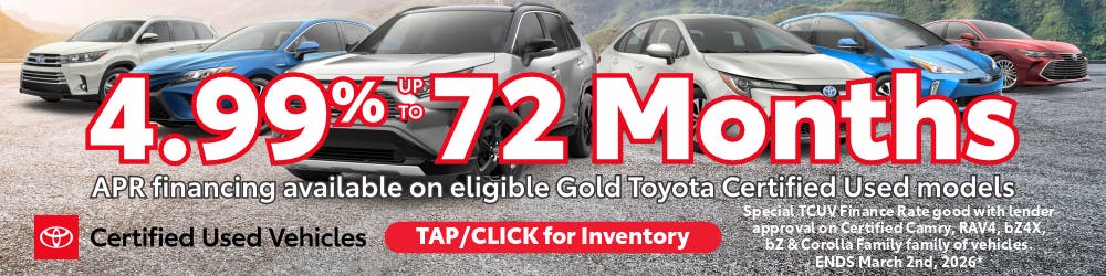 Toyota Certified Used TCUV Special | Burien Toyota