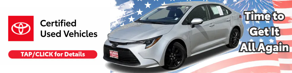 Seattle Toyota Certified Used TCUV Special | Burien Toyota