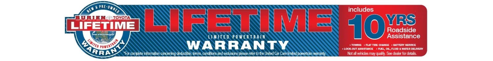 Lifetime Limited Warranty | Burien Toyota