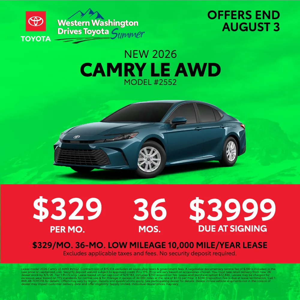 Seattle Toyota Camry Specials | Burien Toyota