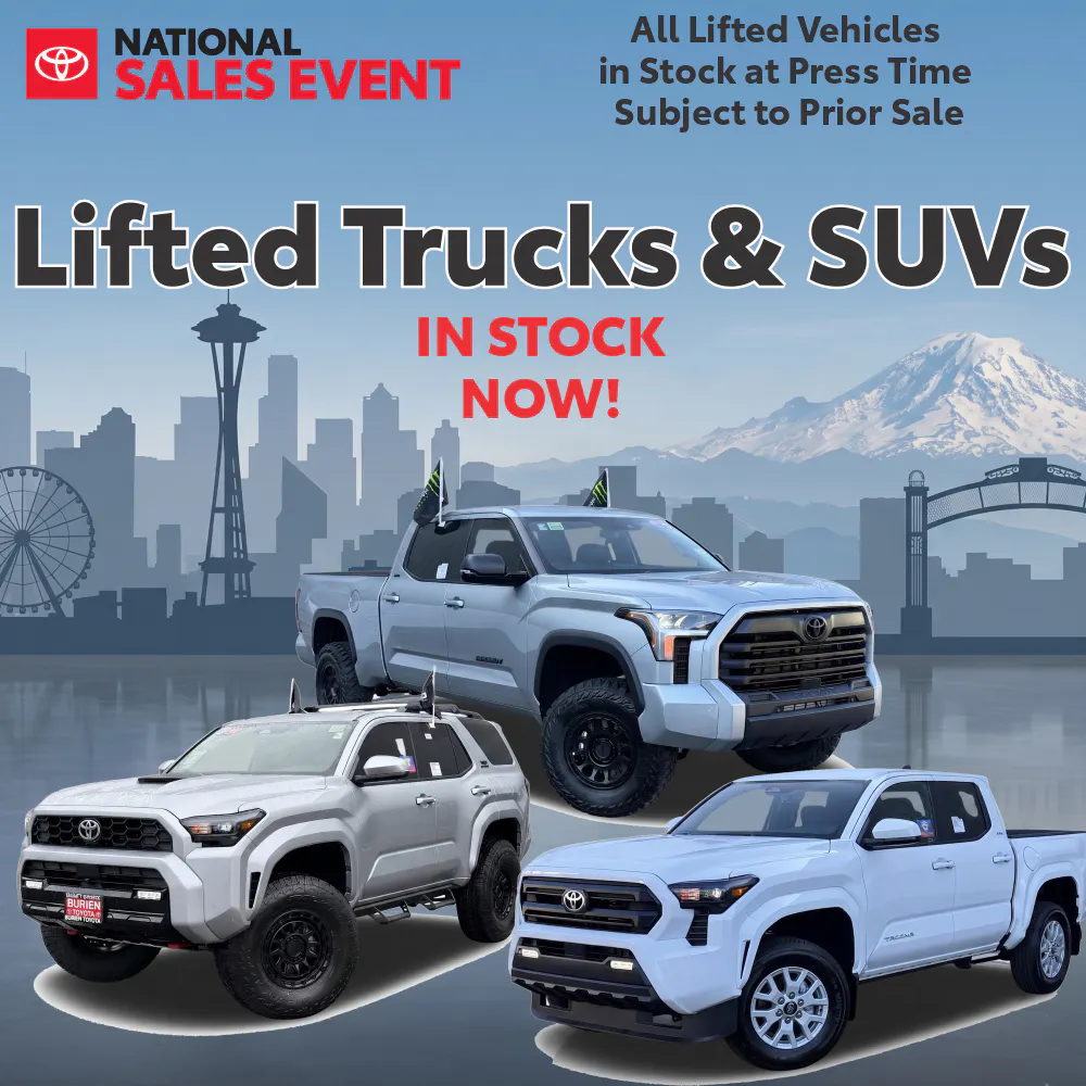 Lifted Trucks for the Pacific Northwest | Burien Toyota