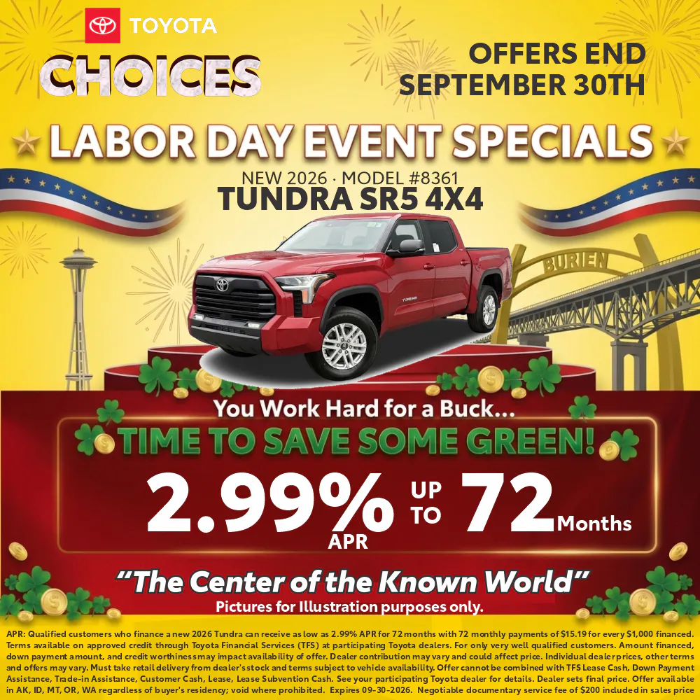 Toyota Tundra Specials | Burien Toyota