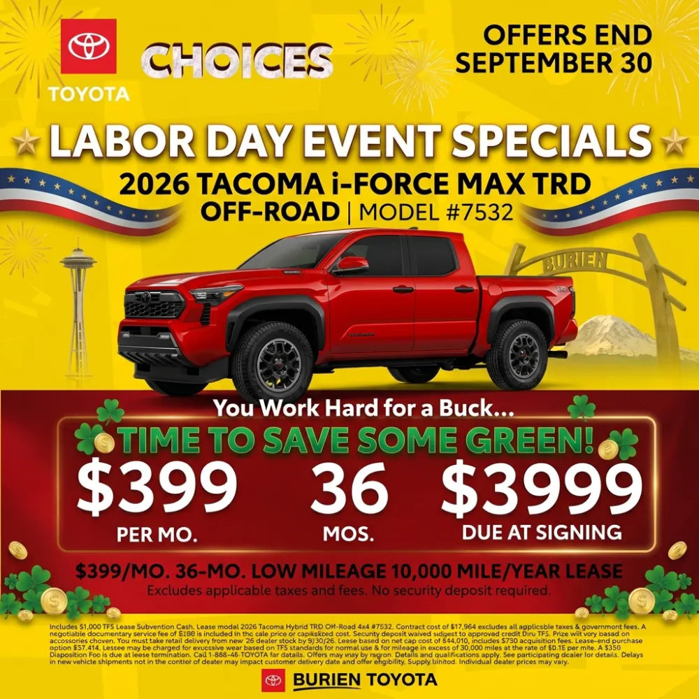 Toyota Tacoma Specials | Burien Toyota
