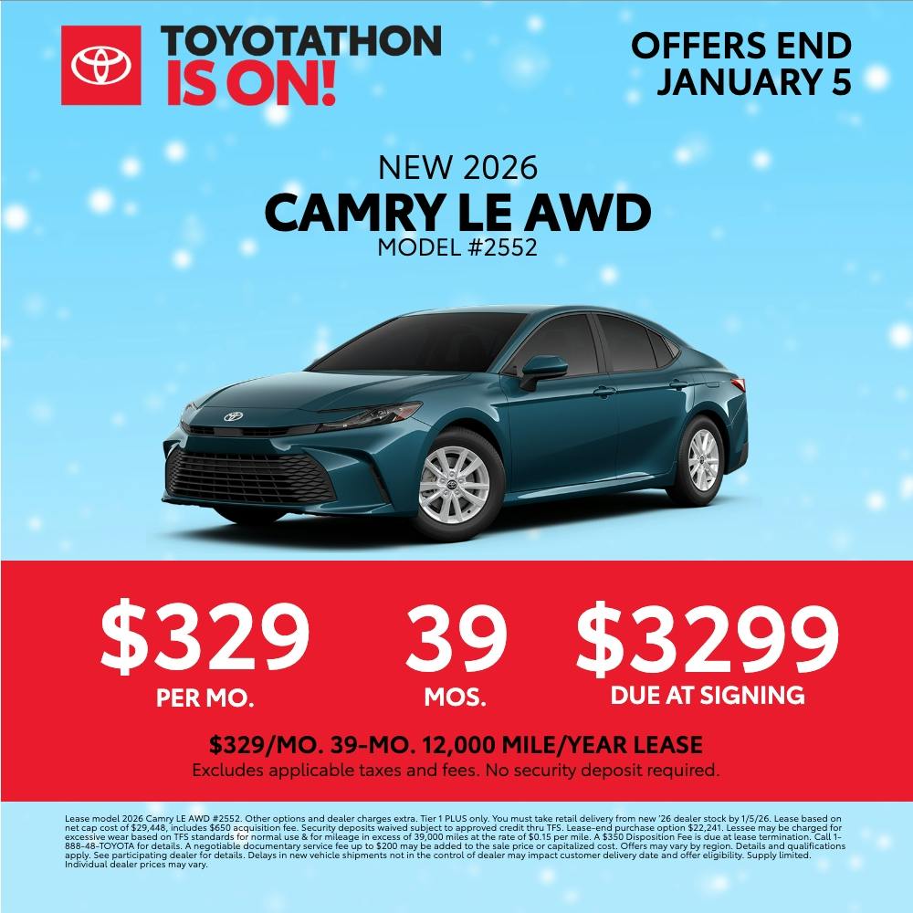 Toyotathon is ON – Camry | Burien Toyota