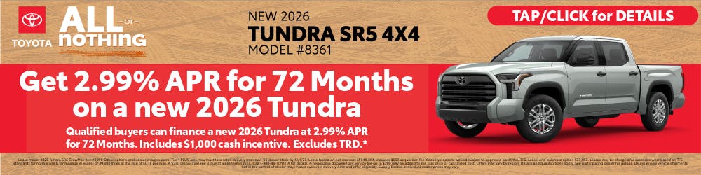 New Toyota Specials November 2025 | Burien Toyota